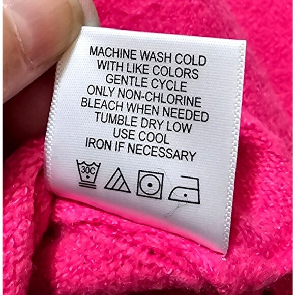 Hot Pink Olivia Sky XL Button-Down Cardigan Sweater Women's - Picture 6 of 9